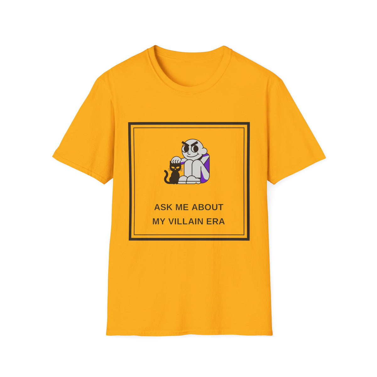 T-Shirt — "Ask Me About My Villain Era" Graphic Tee (Cute Villain Skull Design) - Trending Now - August 2026