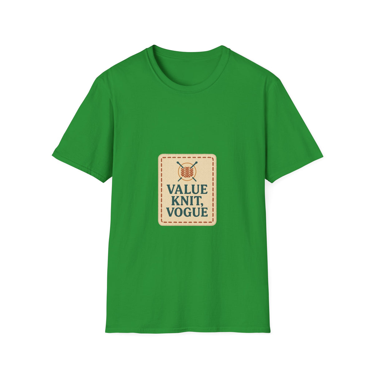 Value Knit Vogue T-Shirt — Vintage Knitting Graphic Tee - Trending Now - October 2026