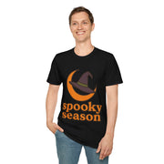 Spooky Season T-Shirt — Witch Hat & Moon Halloween Tee - Trending Now - August 2026