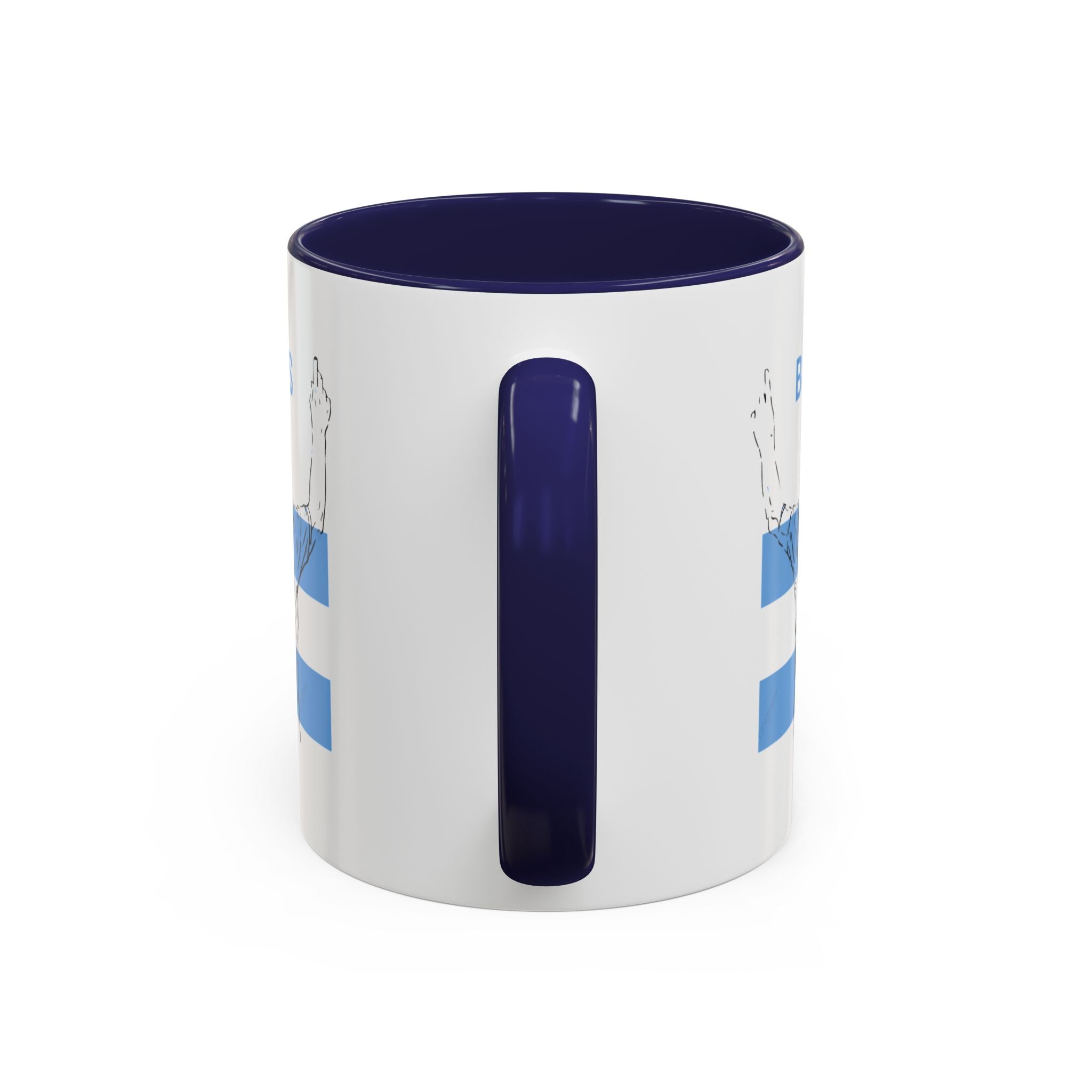 Boss Soccer Player Accent Coffee Mug —