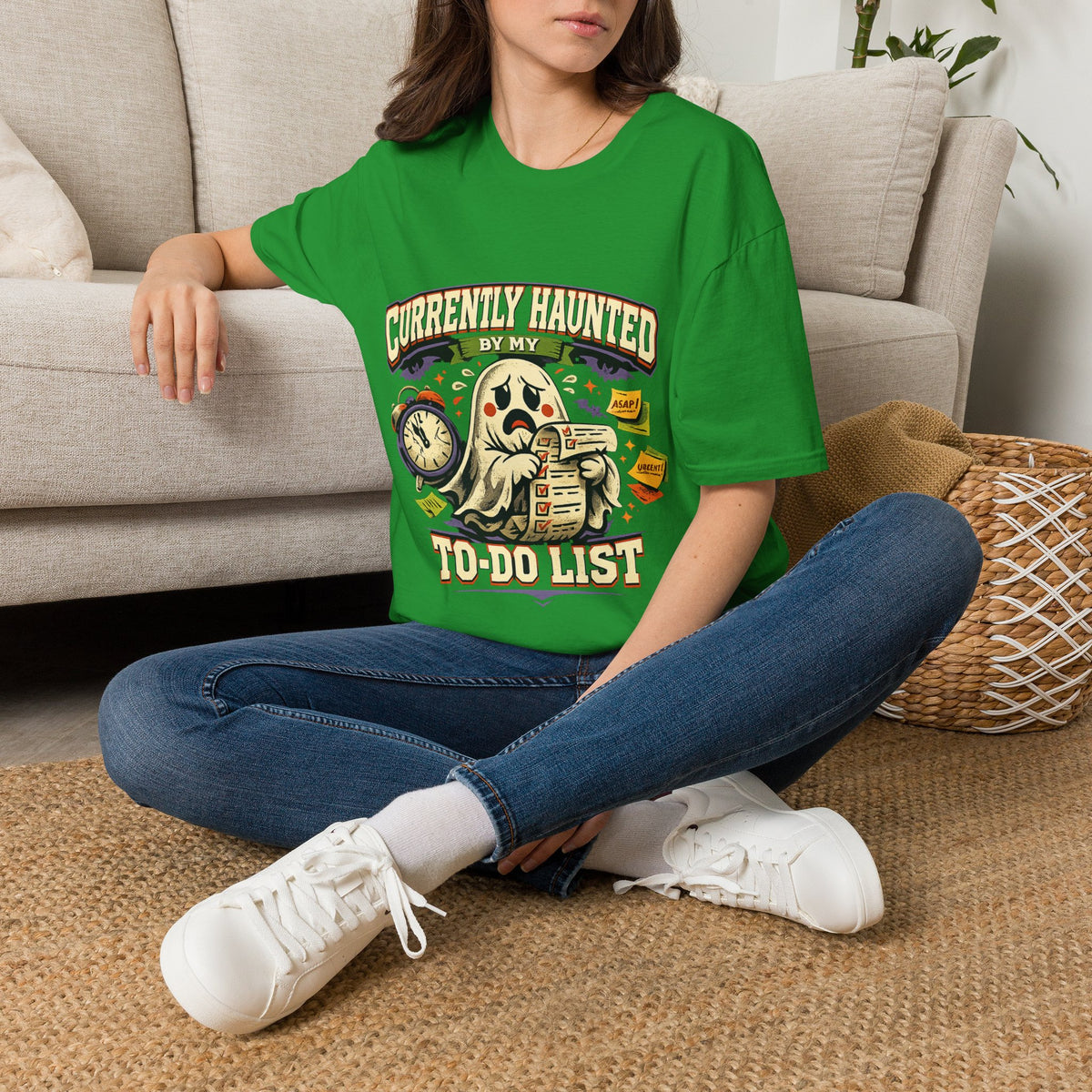 Halloween Currently Haunted Unisex Softstyle T-Shirt