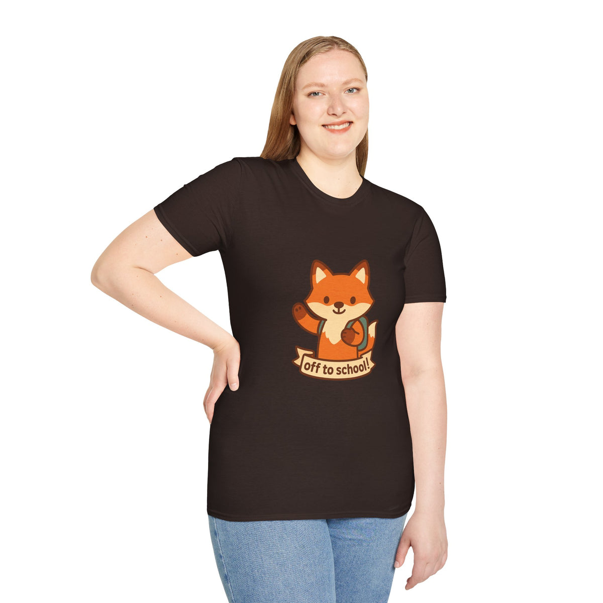 Cute Fox "Off to School" T-Shirt — Kids/Teacher Back-to-School Tee - Trending Now - August 2026