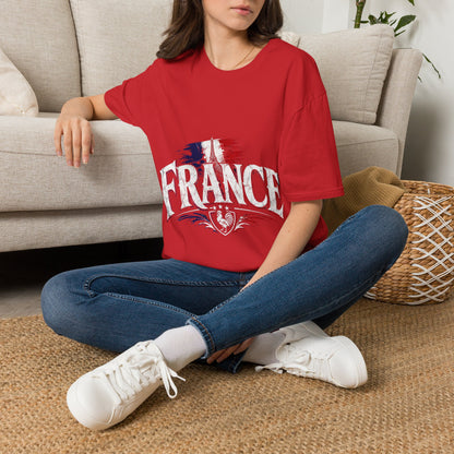 France Flag T-Shirt — Vintage Eiffel Tower French Pride Tee