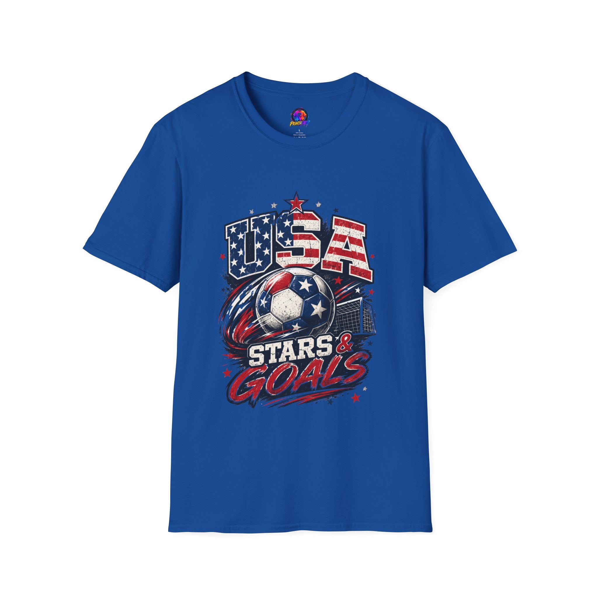 USA Stars & Goals Soccer T-Shirt