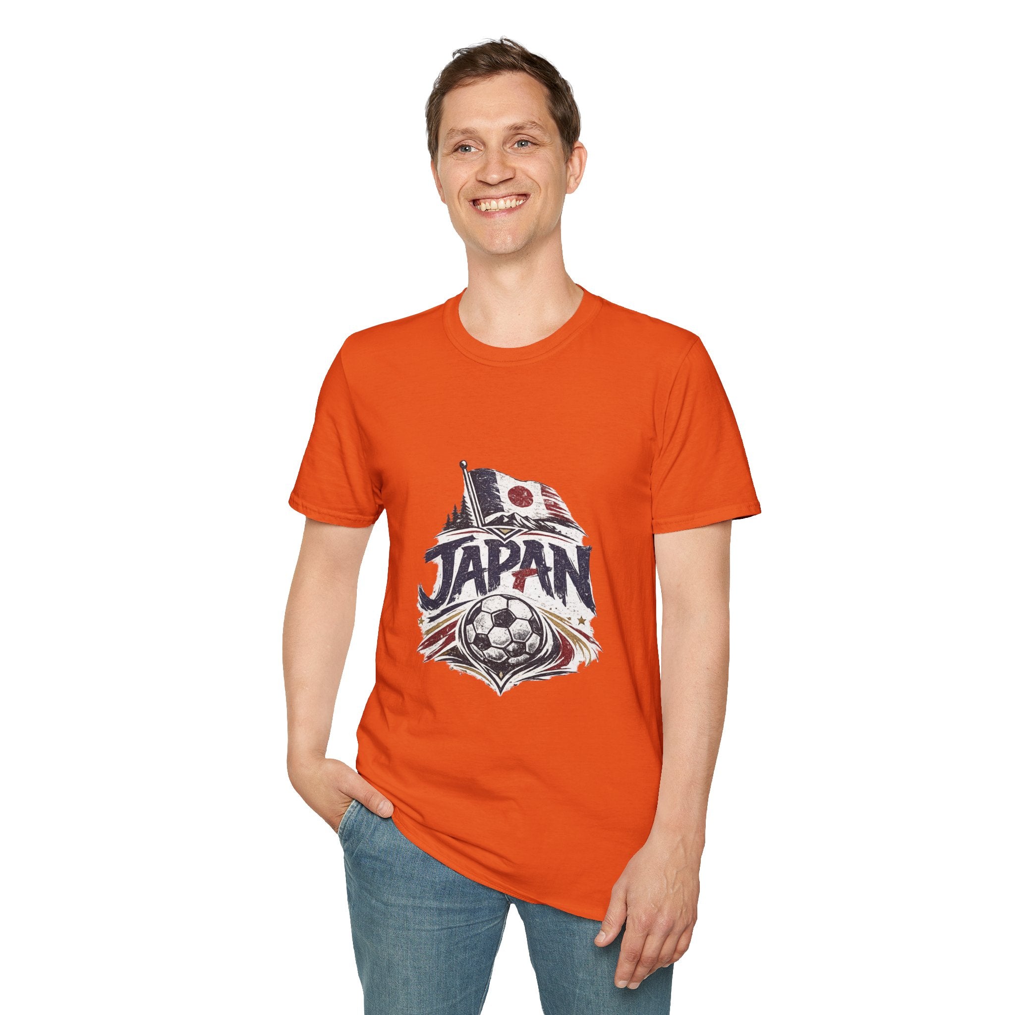 Japan Soccer T-Shirt – Vintage Flag & Crest Football Tee