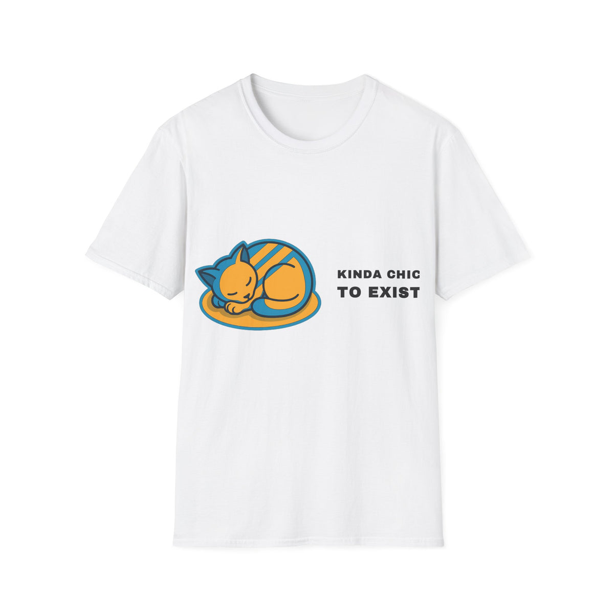 Cat Nap T‑Shirt - 'Kinda Okay To Exist' Cute Sleeping Cat Graphic Tee - Trending Now - September 2026