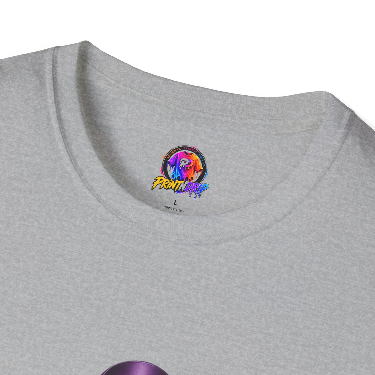 Worthy of Peace Purple Ribbon Domestic Violence  Awareness T-Shirt