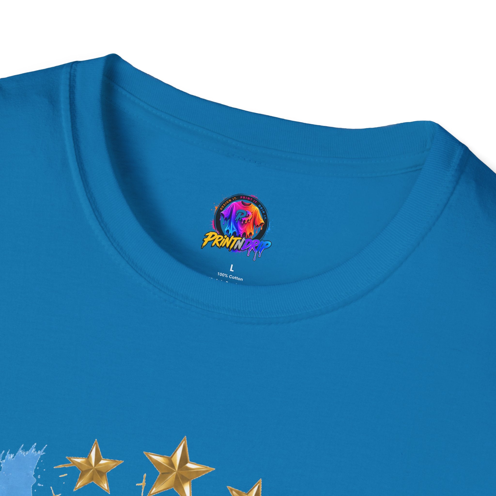 Argentina Sky Blue Magic Soccer T-Shirt — Argentinian Football Player Graphic Tee