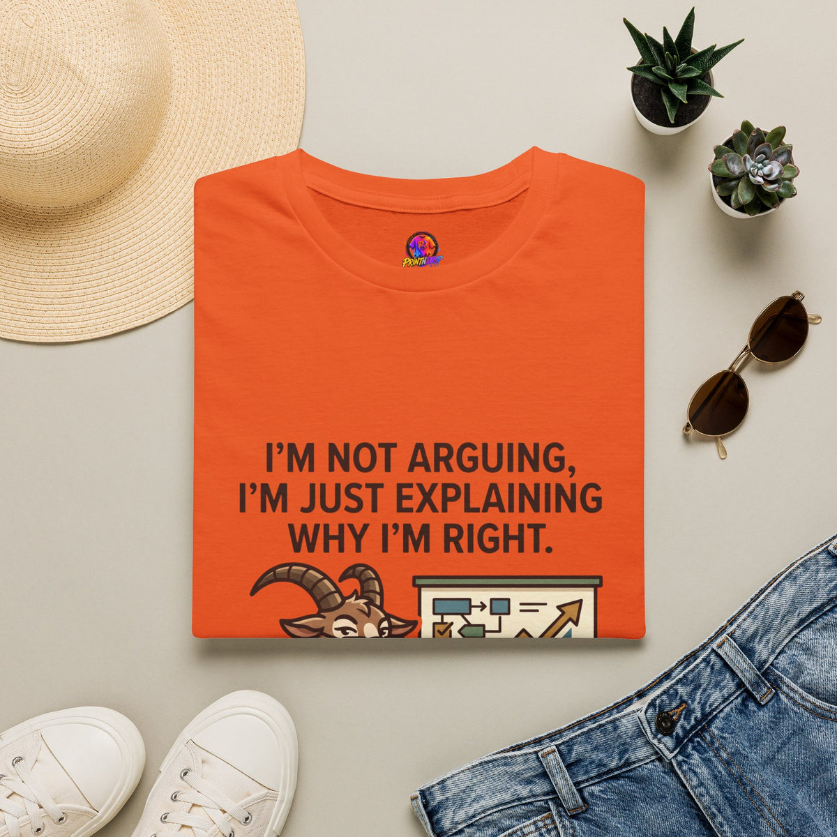 Capricorn T-Shirt "I’m Not Arguing, I’m Just Explaining Why I’m Right"