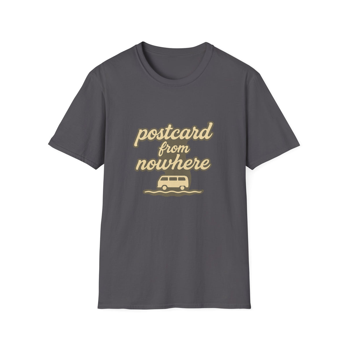 Postcard From Nowhere T‑Shirt – Retro Roadtrip Graphic Tee - Trending Now - August 2026