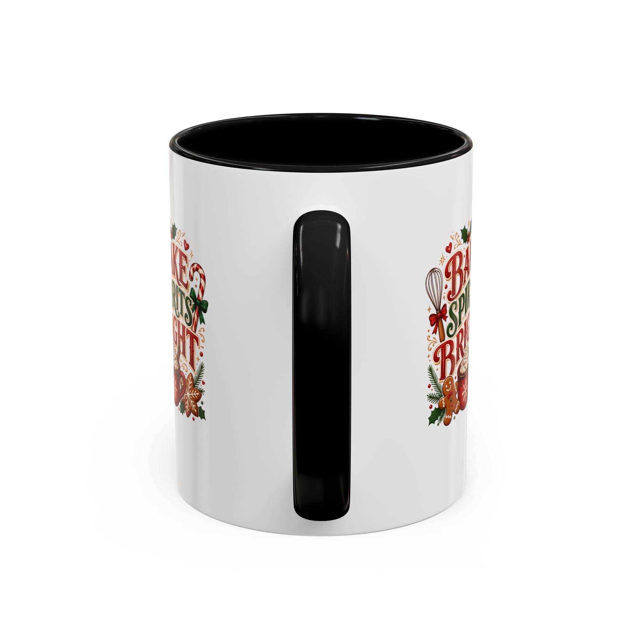 Bake Spirits Bright Coffee Mug — Christmas Baking Holiday Mug