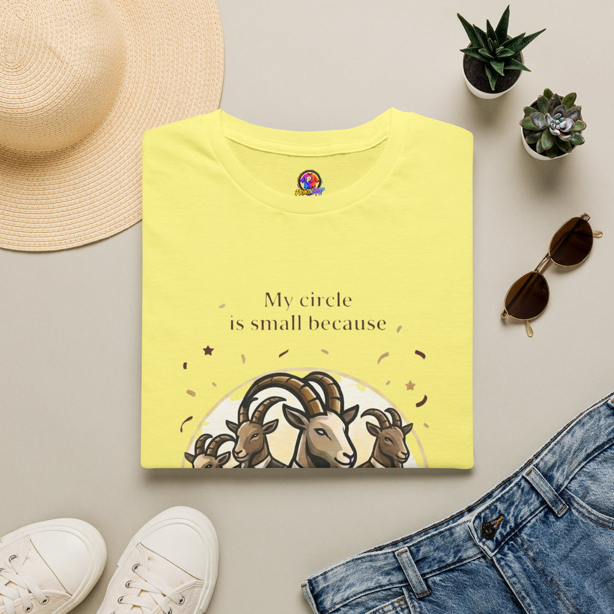 Capricorn Zodiac T-Shirt — "My Standards Are High" Astrology Tee