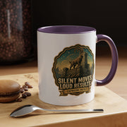 Capricorn Coffee Mug - "Silent Moves. Loud Results." Zodiac Goat Accent Mug