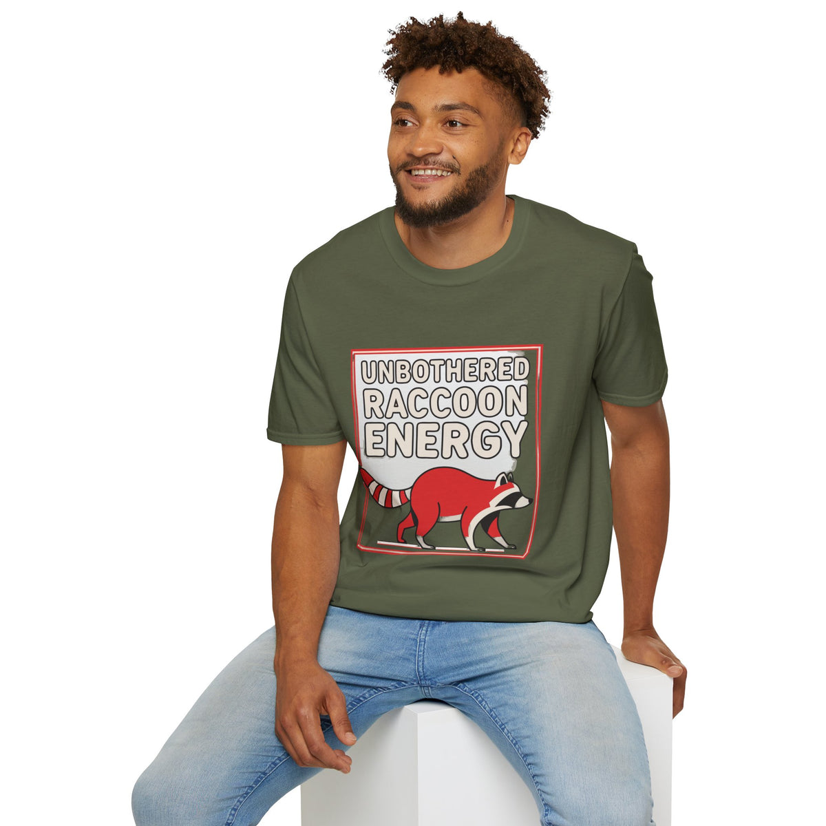 Raccoon T-Shirt — "Unbothered Raccoon Energy" Retro Graphic Tee - Trending Now - August 2026