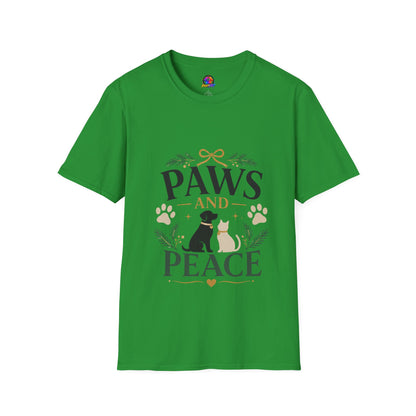 Paws and Peace T-Shirt — Cozy Pet Lover Tee