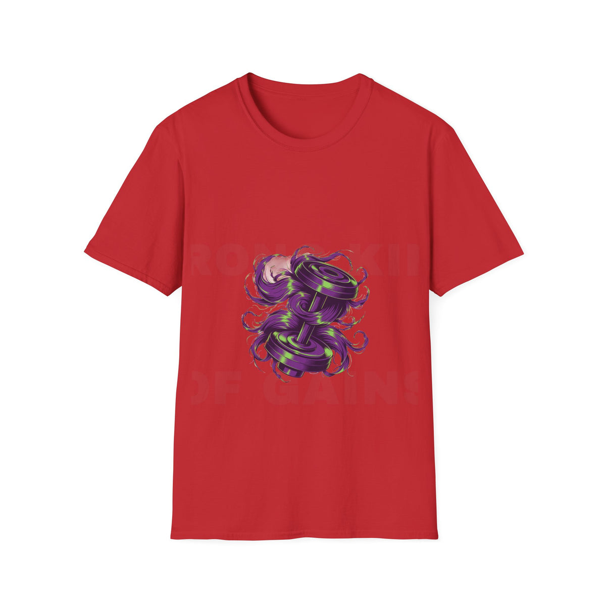 Gothic Dumbbell Tentacles Fitness Monster White Graphic Tee - Trending Now - September 2026