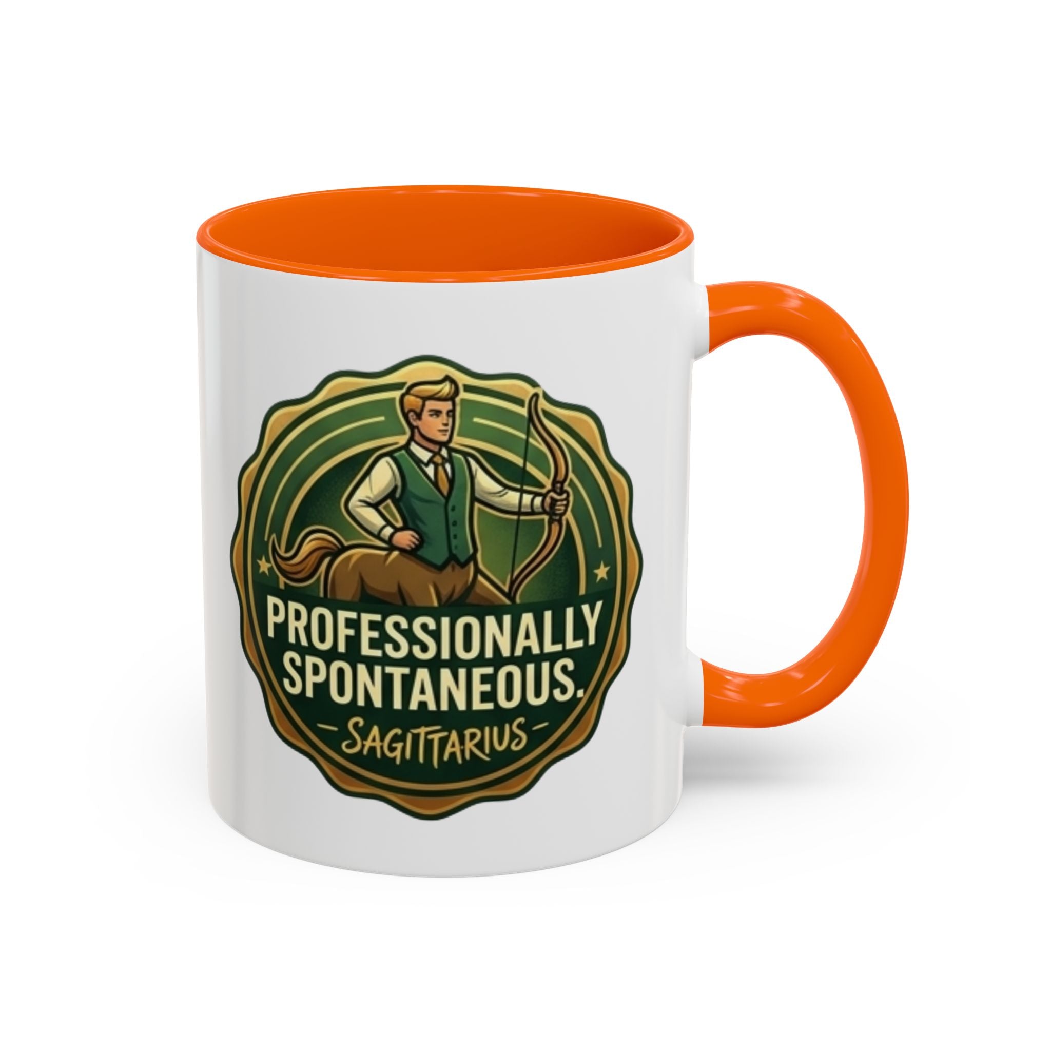 Sagittarius Coffee Mug - "Professionally Spontaneous" Zodiac Accent Mug
