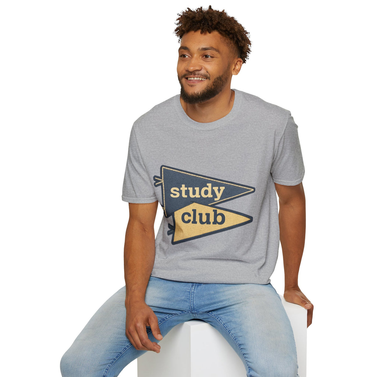 Study Club T-Shirt — Retro Pennant Student Tee - Trending Now - August 2026