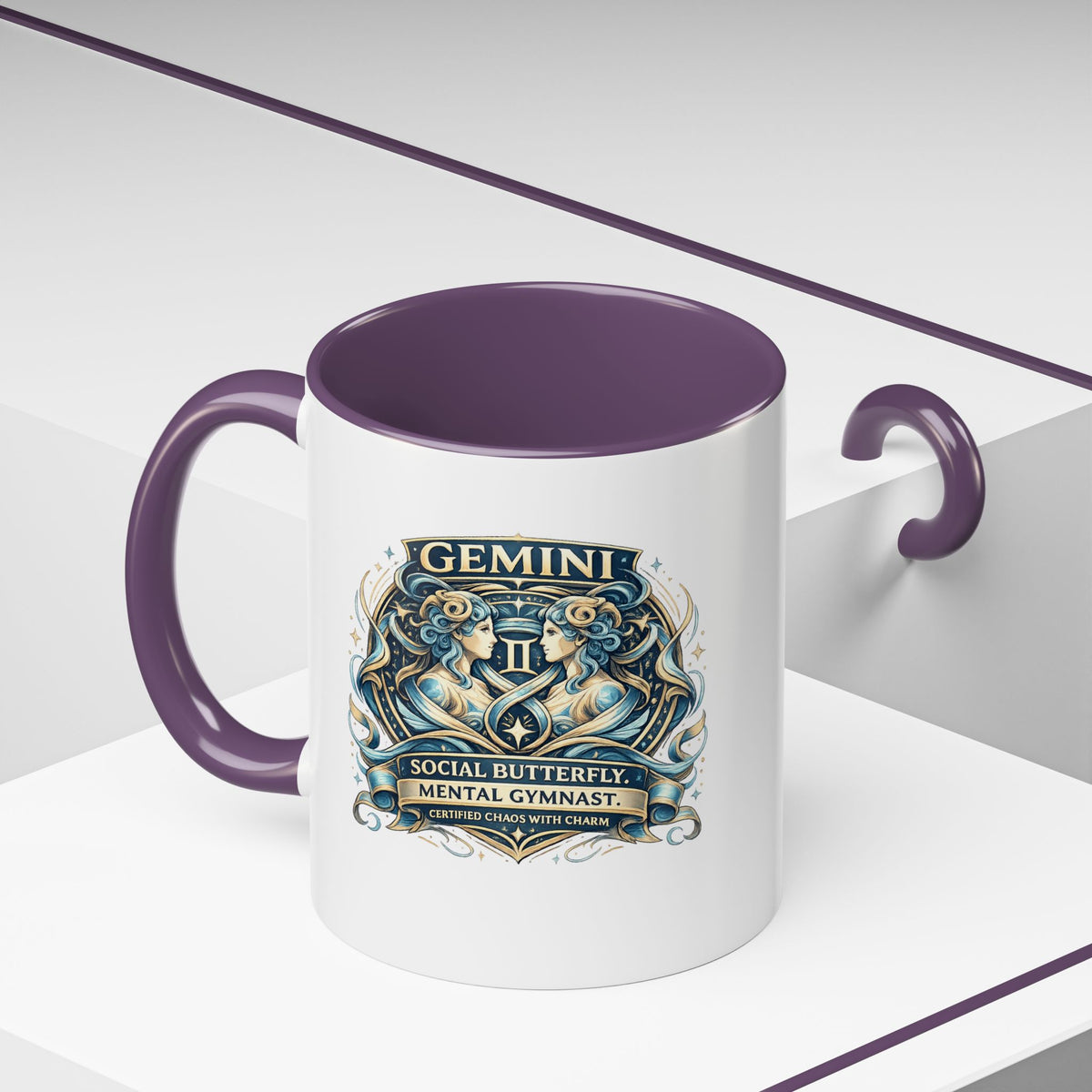 Zodiac  Gemini Accent Coffee Mug