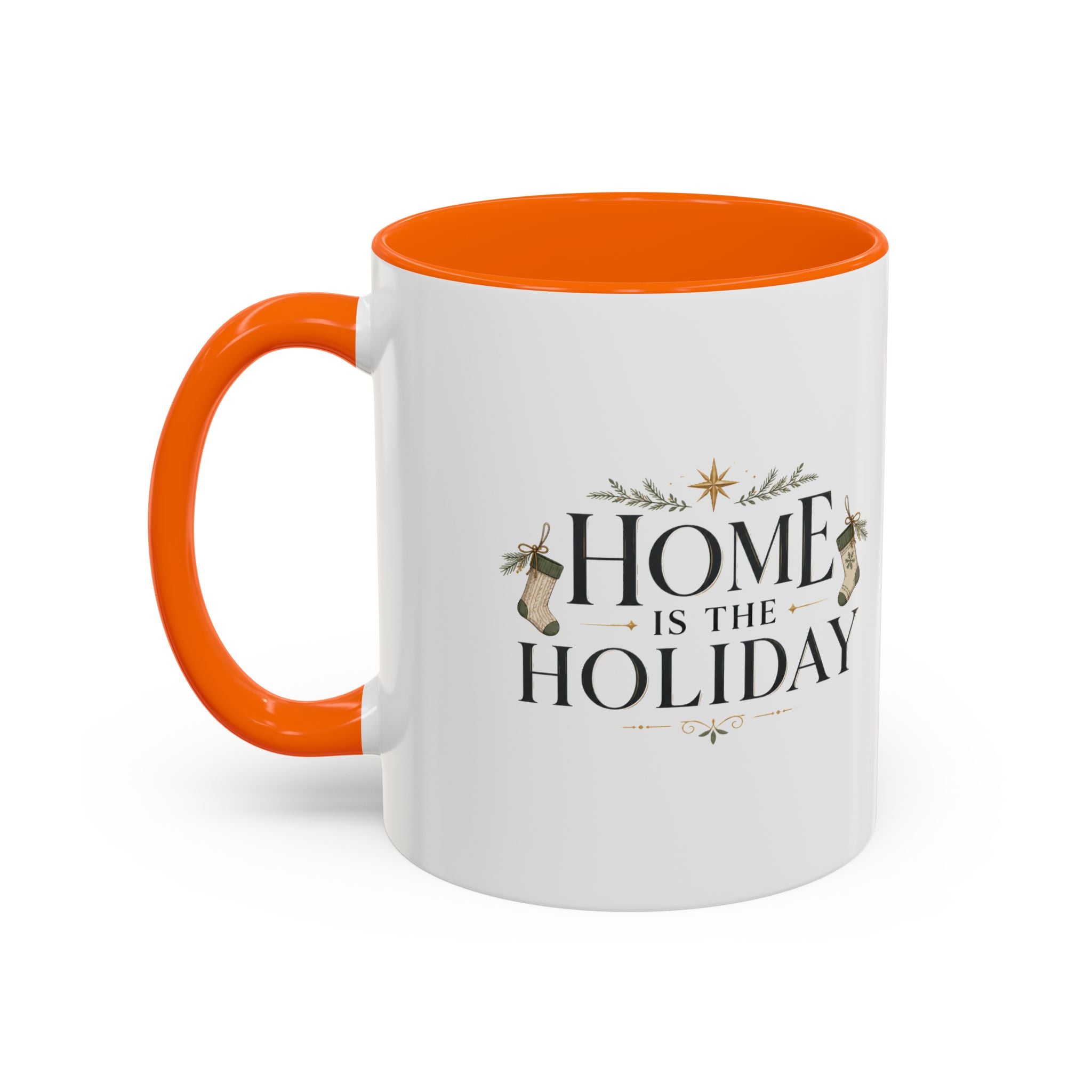 Christmas Home Is the Holiday Coffee Mug — Christmas Holiday Accent Mug