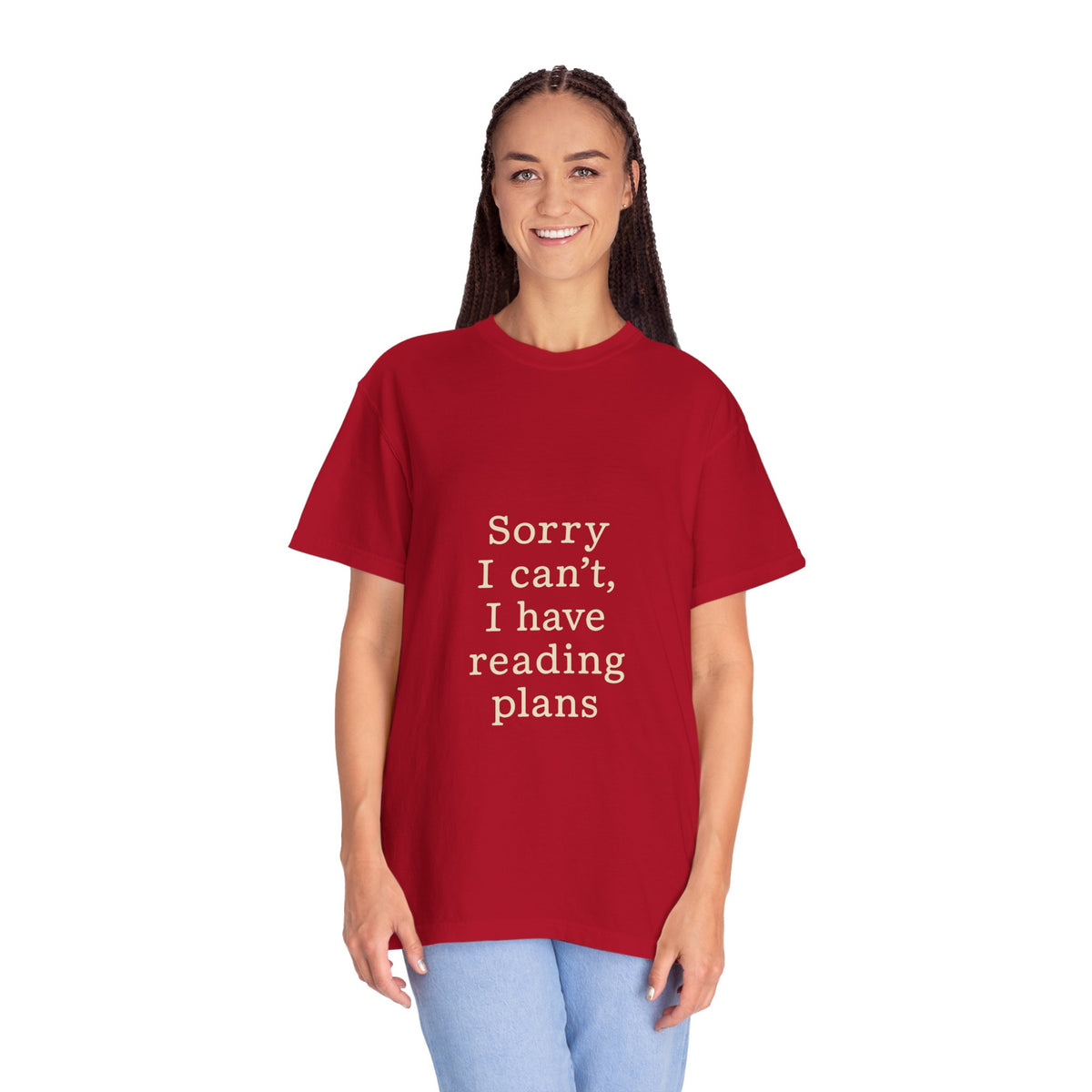 Reading Plans T-Shirt — "Sorry I Can't, I Have Reading Plans" Literary Tee - Trending Now - October 2026