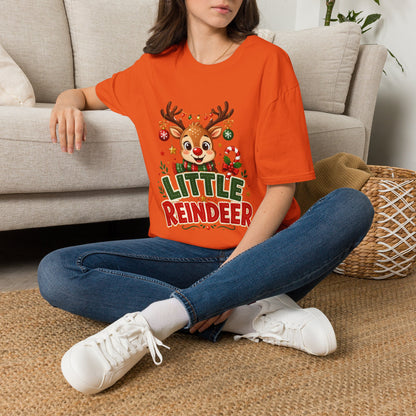 Little Reindeer T-Shirt — Cute Christmas Holiday Kids & Family Shirt