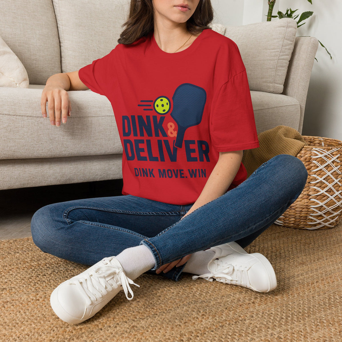 Pickleball Player T‑Shirt — 'Dink. Drive. Deliver.' Graphic Tee for Pickleball Fans - Trending Now - August 2026