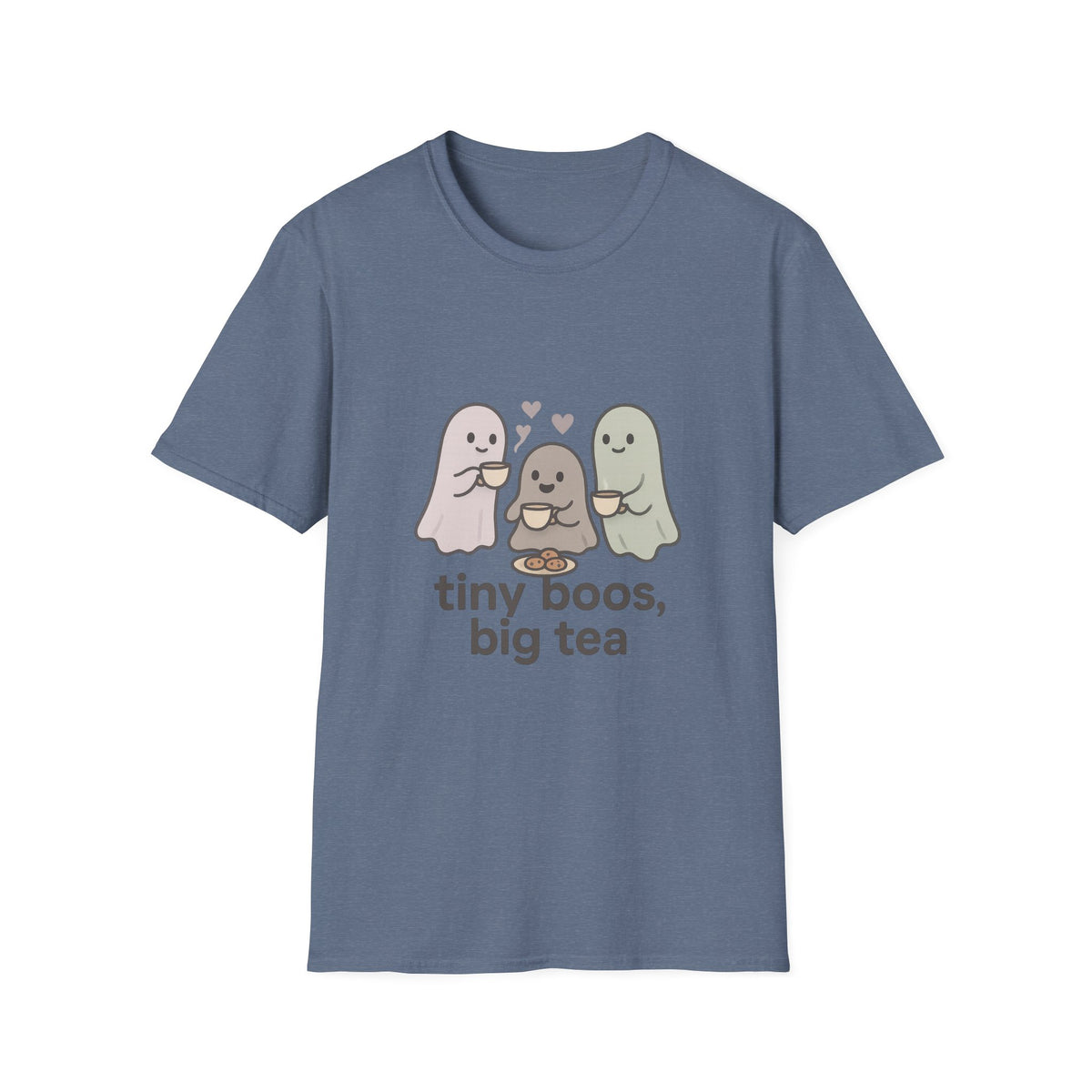 Cute Ghosts T-Shirt — “tiny boos, big tea” Cute Halloween Tee - Trending Now - August 2026