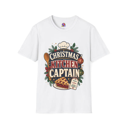 Christmas Kitchen Captain T-Shirt — Festive Holiday Cooking Tee