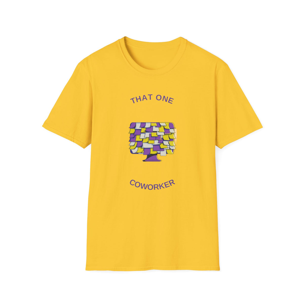T-Shirt — “That One Coworker” Post-it Notes Funny Office Tee - Trending Now - August 2026