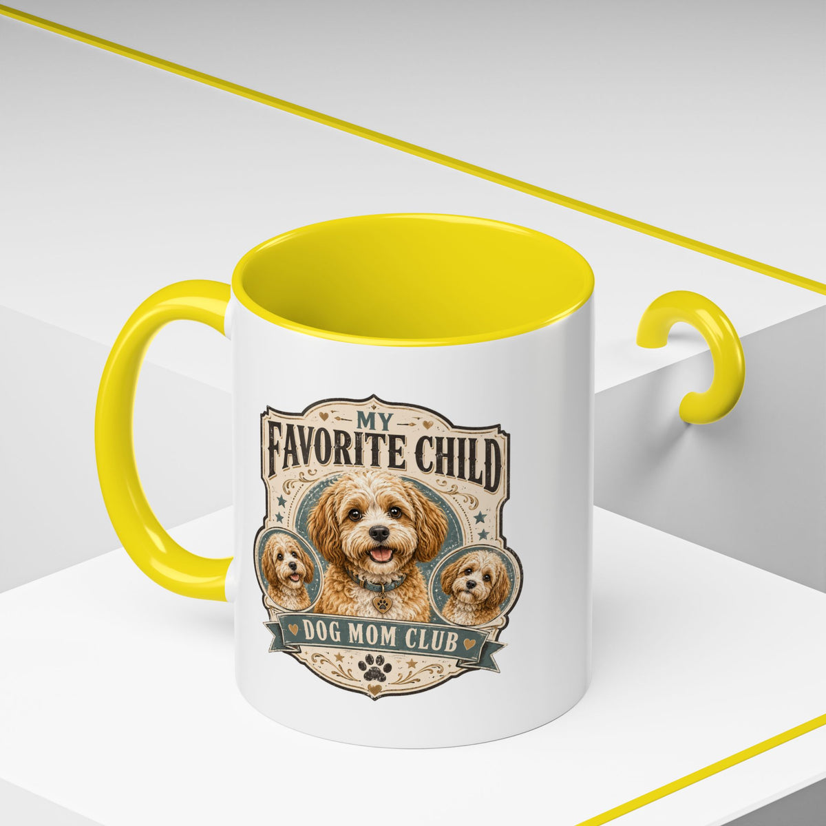 Milo Bailey Dog Dad Mom My Favorite Child Dog Mom Club Accent Coffee Mug