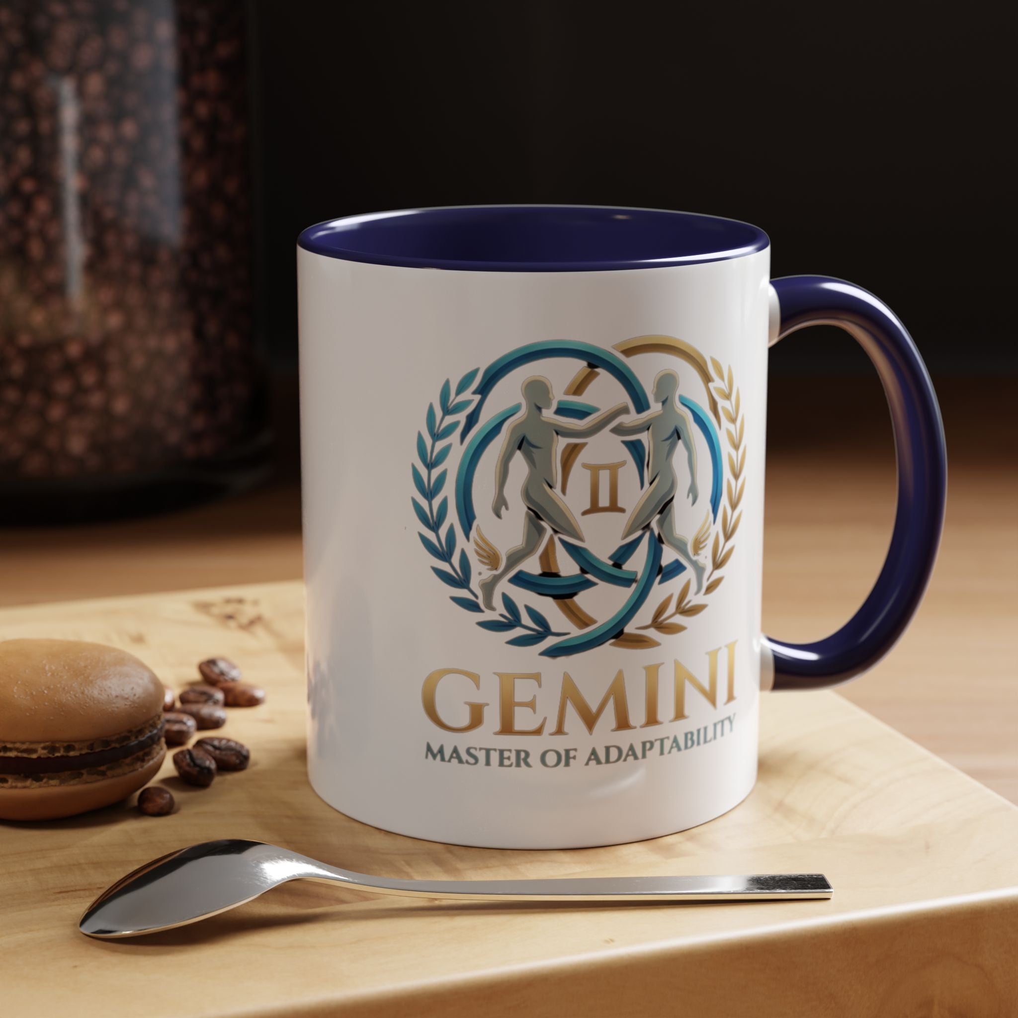 Gemini Zodiac Coffee Mug — 'Master of Adaptability' Accent Mug (11/15oz)