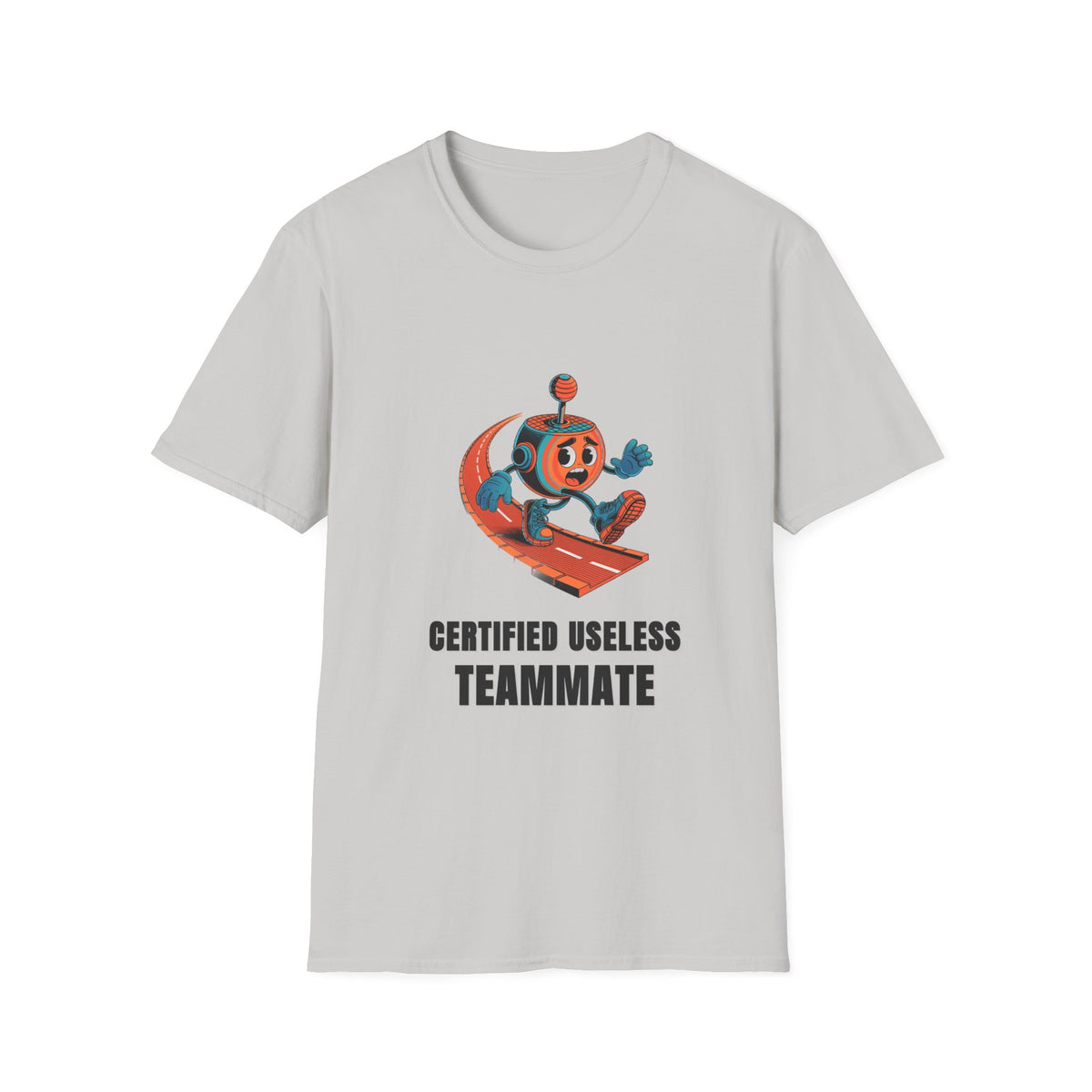 Certified Useless Teammate T-Shirt — Retro Robot Graphic - Trending Now - August 2026
