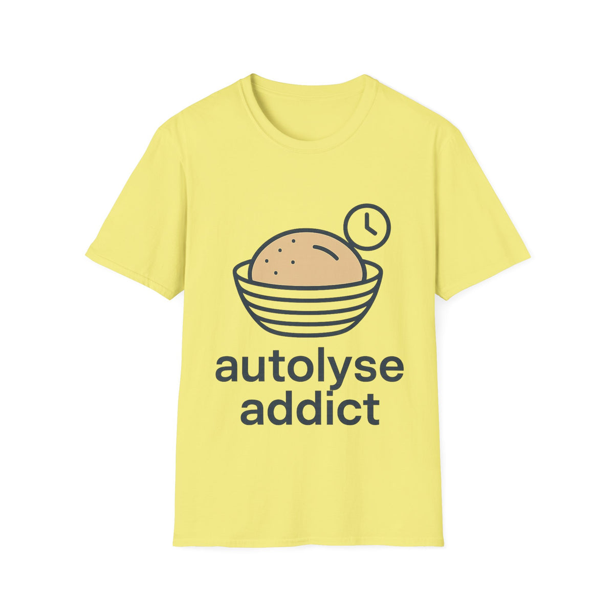 "Autolyse Addict" Funny Sourdough Baking Tee - Cute Bread Maker Pastry White T-Shirt - Trending Now - September 2026