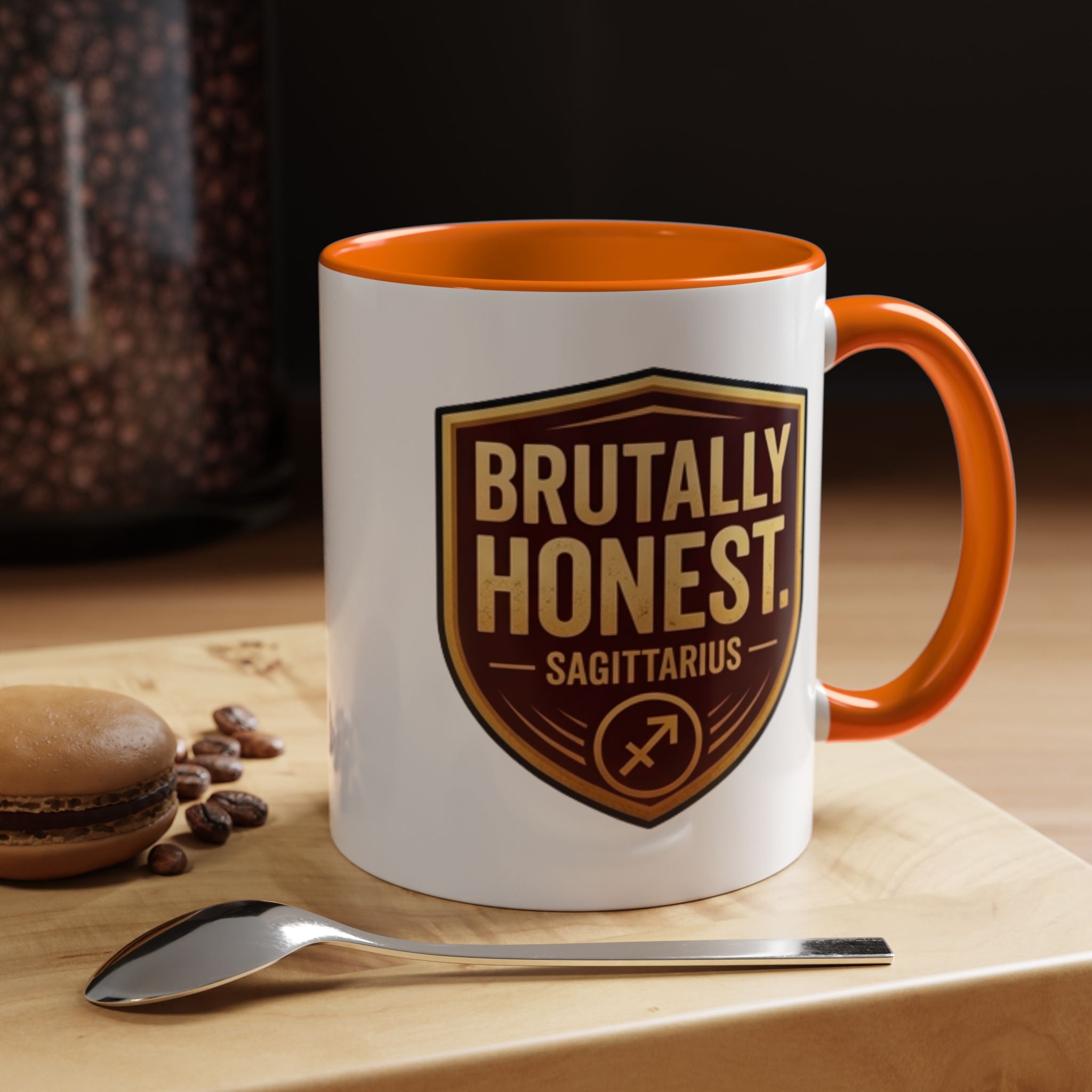 Sagittarius Coffee Mug - "Brutally Honest" Zodiac Accent Mug (11/15oz)