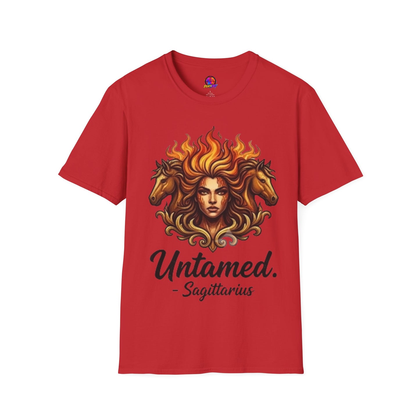Sagittarius 'Untamed' Zodiac T-Shirt — Fiery Archer Astrology Tee