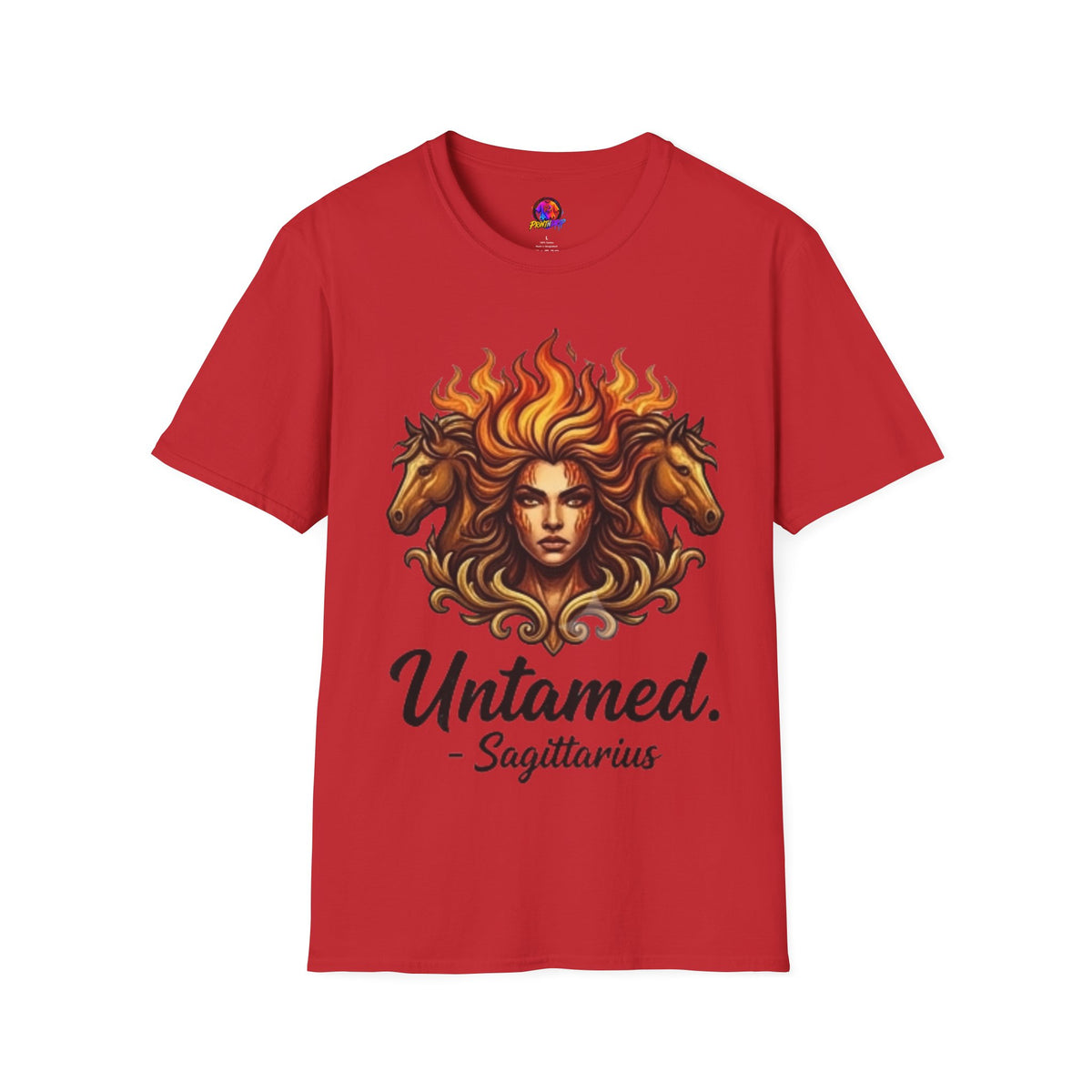 Sagittarius 'Untamed' Zodiac T-Shirt — Fiery Archer Astrology Tee