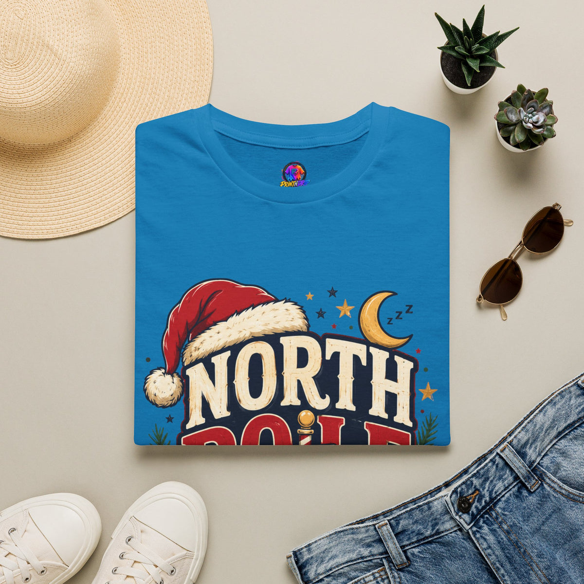 North Pole Nap Team T-Shirt — Funny Christmas Sleepy Holiday Tee