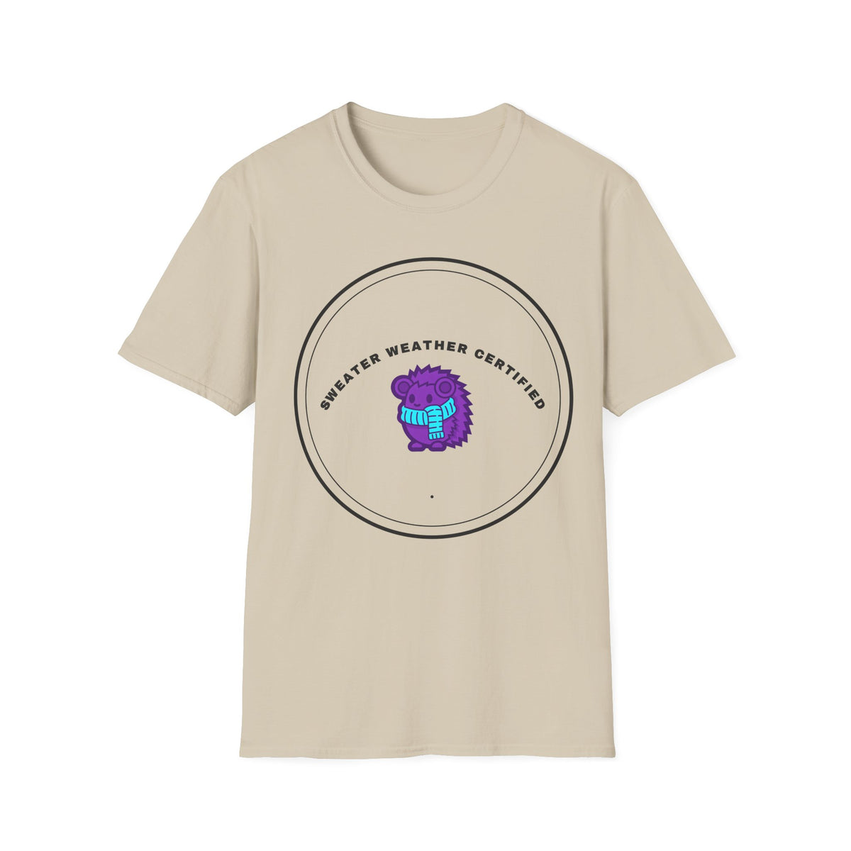 “Water Weather Certified” Graphic T-Shirt — Cute Purple Monster Badge Tee - Trending Now - September 2026