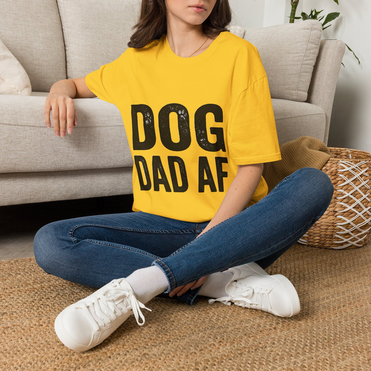 Dog Dad Af Unisex Softstyle T-Shirt