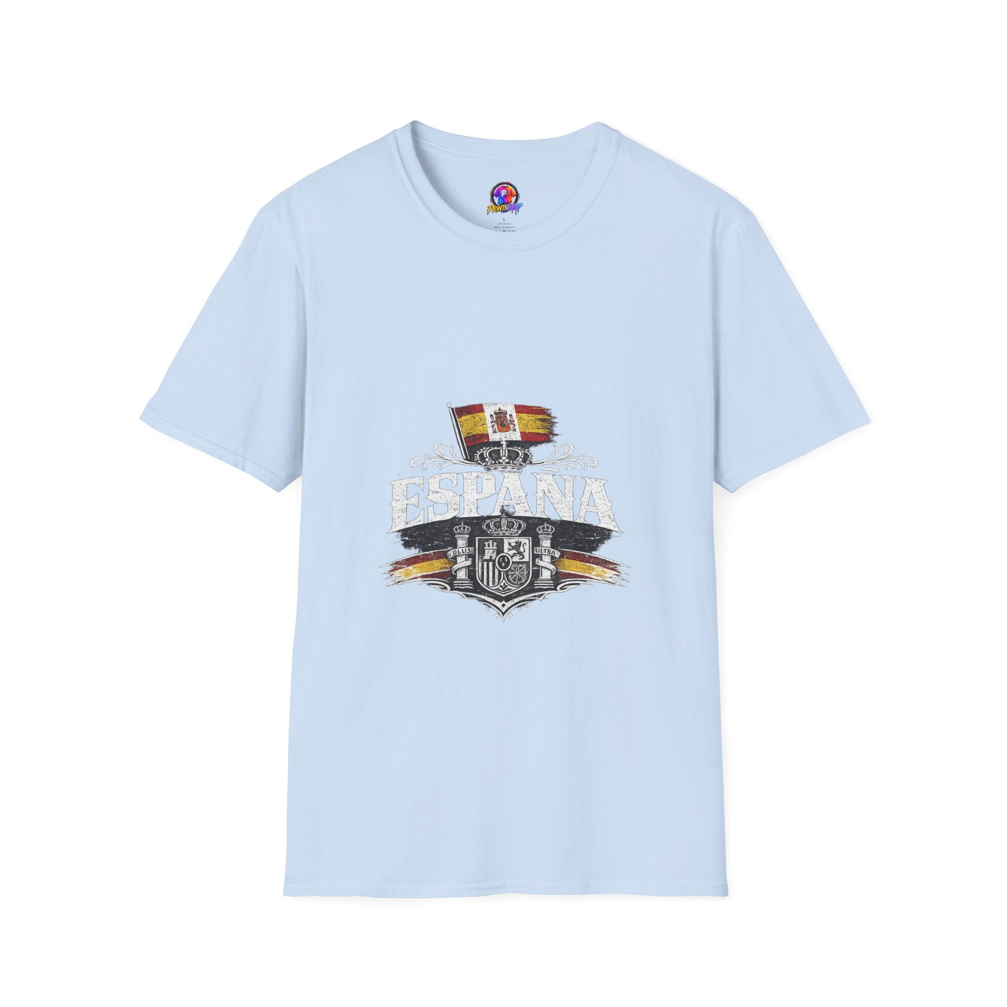 Spain Flag Crest T-Shirt — Spanish Pride Graphic Tee
