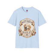 Forever My Best Friend Golden Retriever T-Shirt — Personalized Pet Memorial Tee