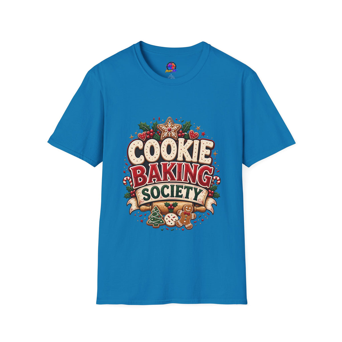 Cookie Baking Society T-Shirt — Holiday Baking Graphic Tee