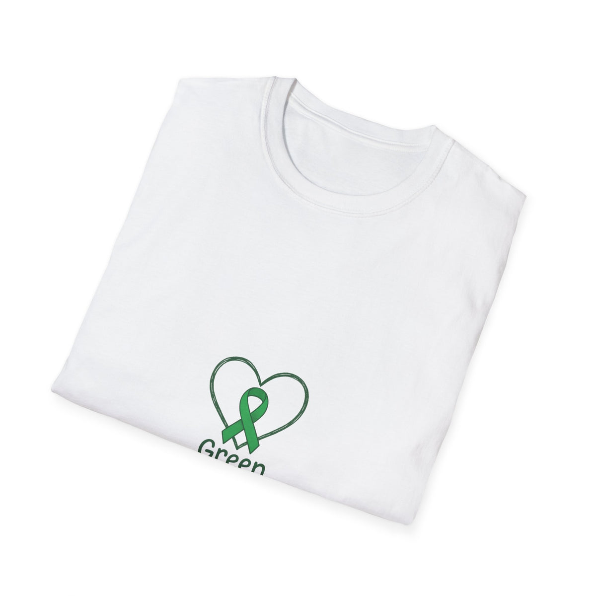 Green Ribbons Open Hearts Graphic Tee, Cute Mental Health Awareness T-Shirt - Trending Now - September 2026