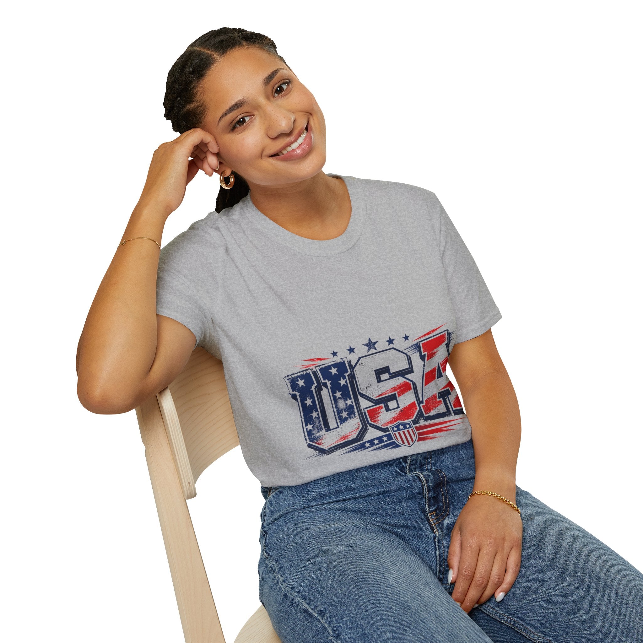 USA Flag Graphic T-Shirt — Patriotic American Pride Tee