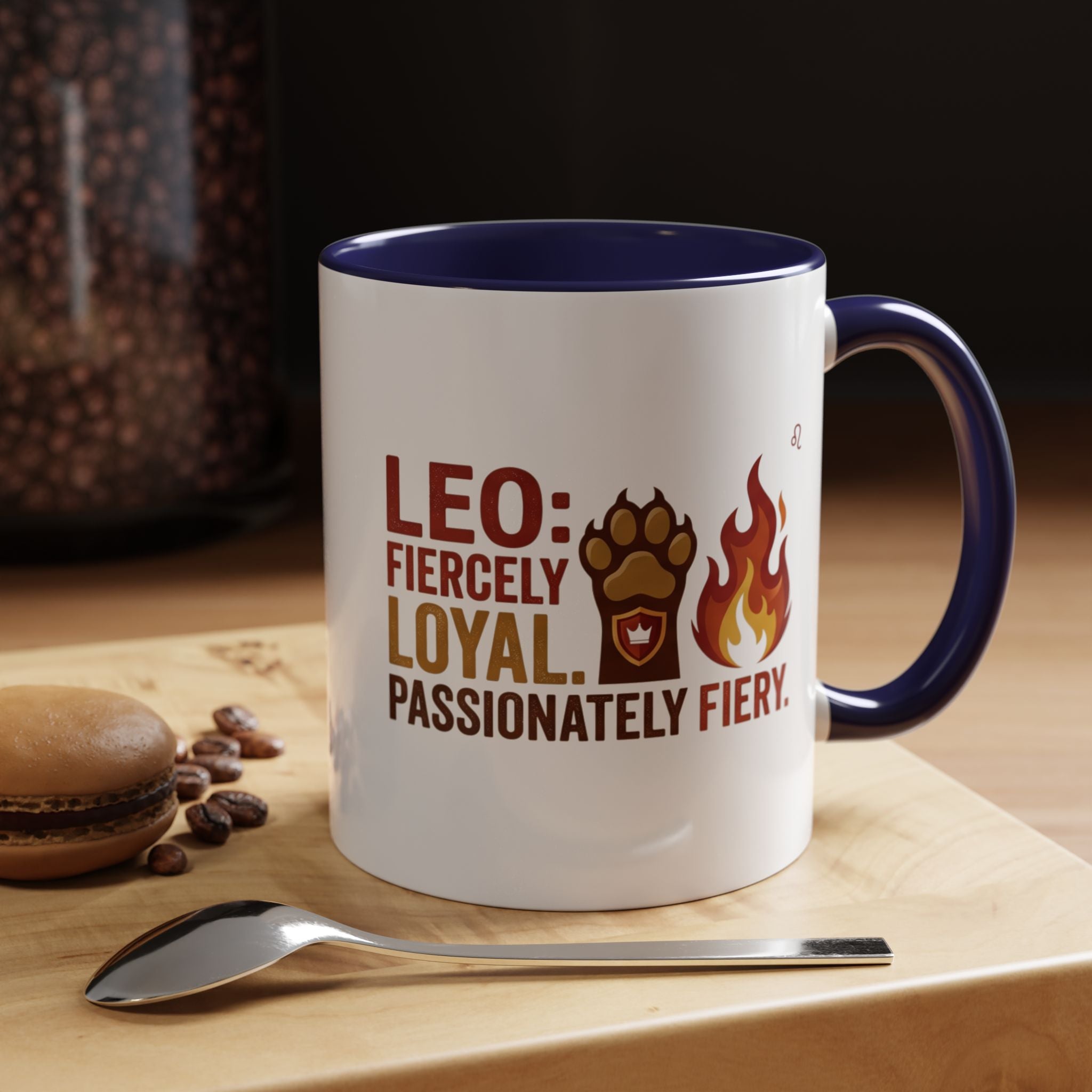 Leo Zodiac Coffee Mug – Fiercely Loyal, Passionately Fiery Accent Mug