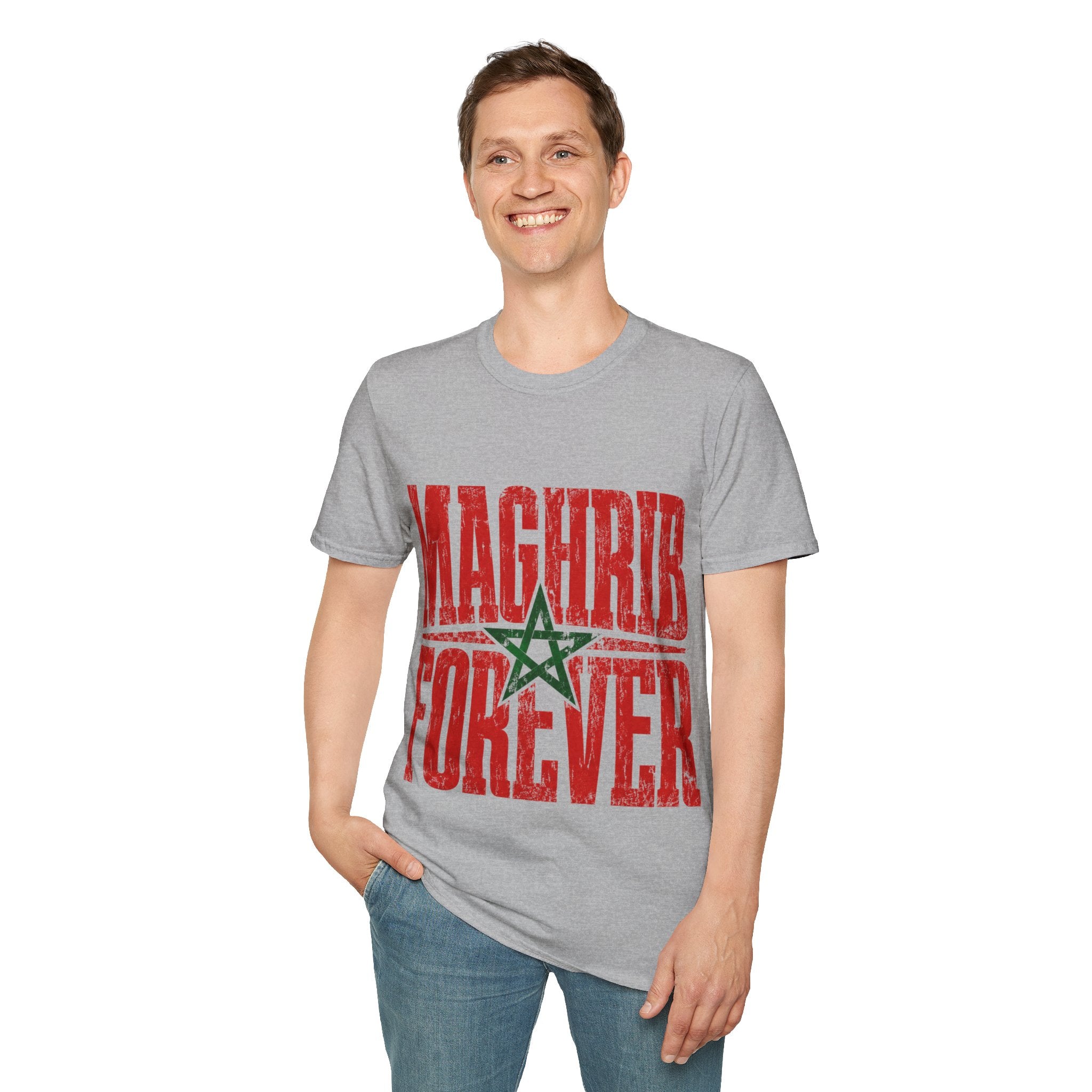 Morocco T-Shirt — Maghrib Forever Moroccan Flag Graphic Tee
