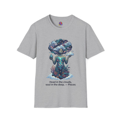 Dreamscape Goddess T-Shirt — 'Head in the Clouds' Surreal Art Tee