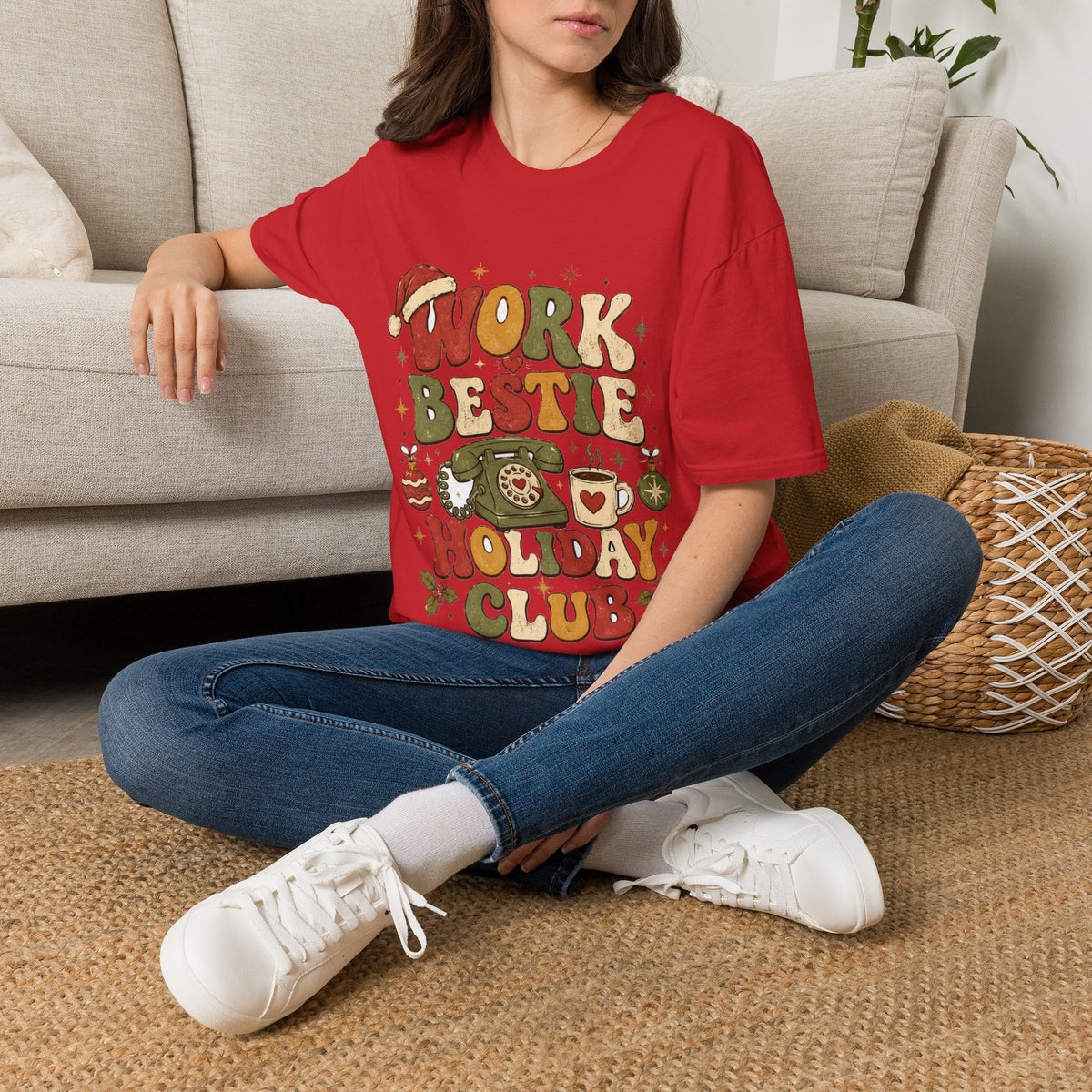 Work Bestie Holiday Club T-Shirt