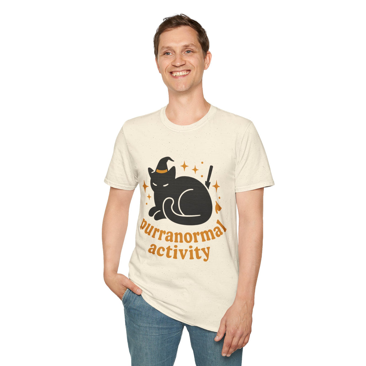 Paranormal Activity Circle T-Shirt — Cute Retro Ghost & Stars Tee - Trending Now - August 2026
